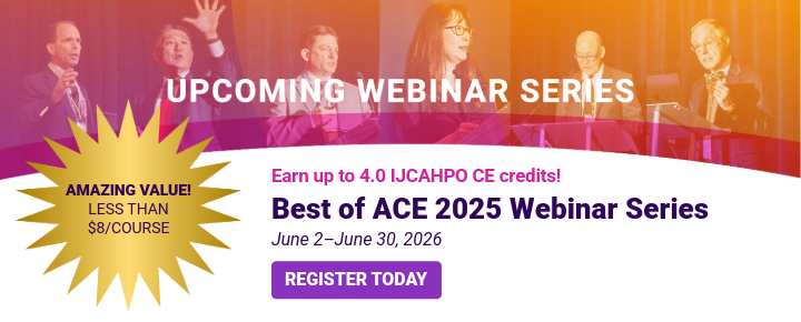 Register for the IJCAHPO May 5, 2026, webinar titled 